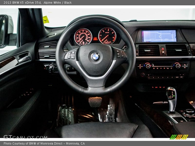 Alpine White / Black 2013 BMW X5 xDrive 35d