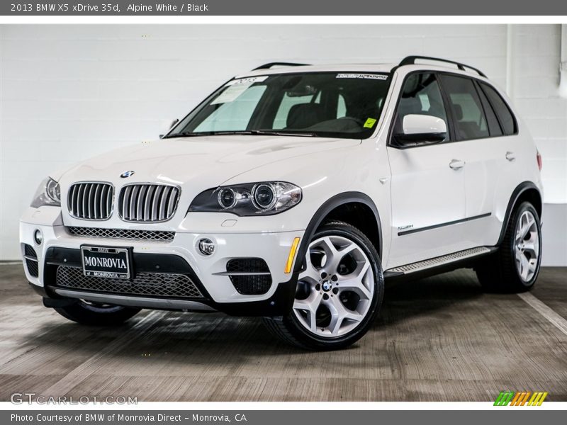Alpine White / Black 2013 BMW X5 xDrive 35d