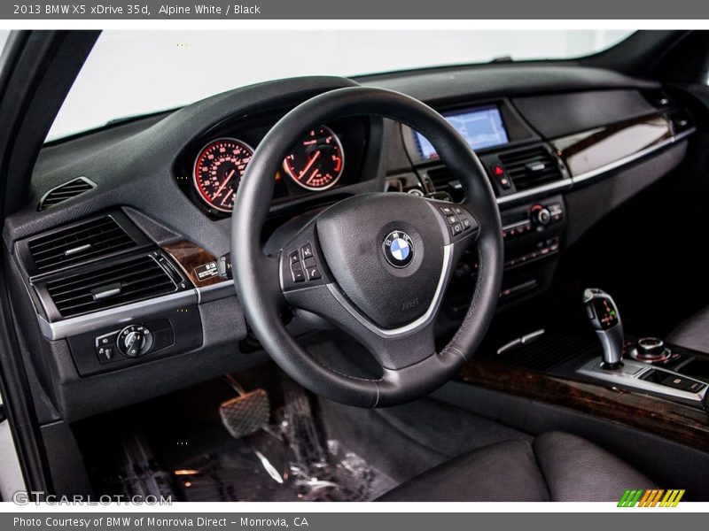 Alpine White / Black 2013 BMW X5 xDrive 35d