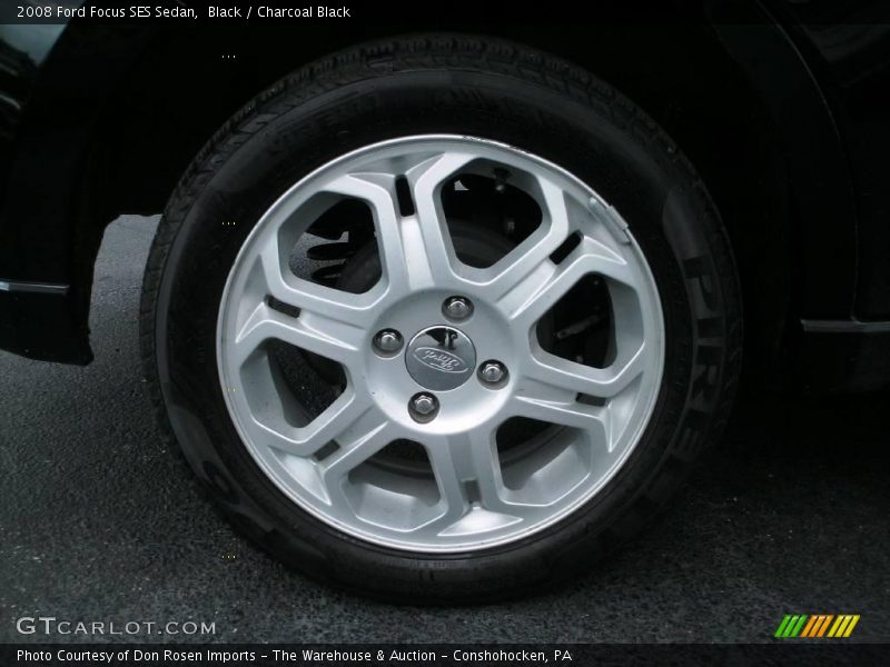 Black / Charcoal Black 2008 Ford Focus SES Sedan