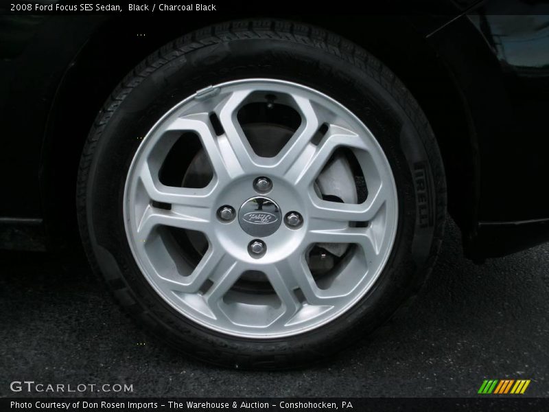 Black / Charcoal Black 2008 Ford Focus SES Sedan