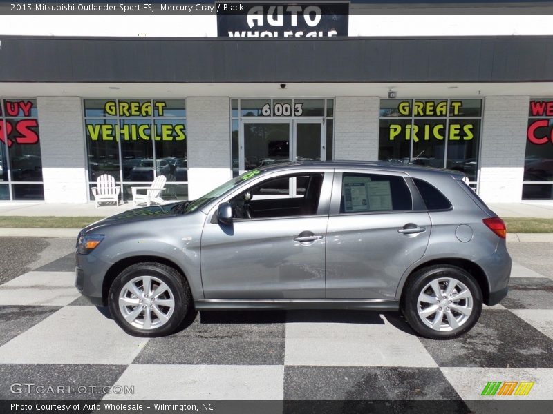 Mercury Gray / Black 2015 Mitsubishi Outlander Sport ES