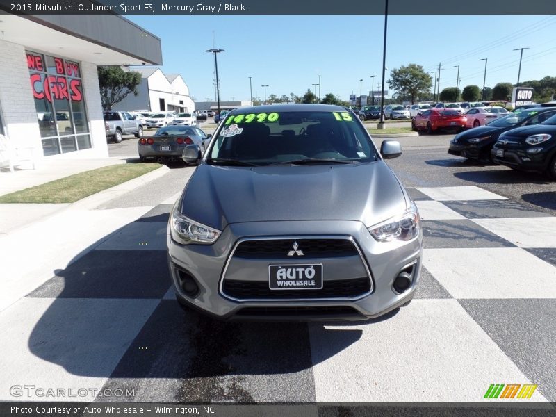 Mercury Gray / Black 2015 Mitsubishi Outlander Sport ES