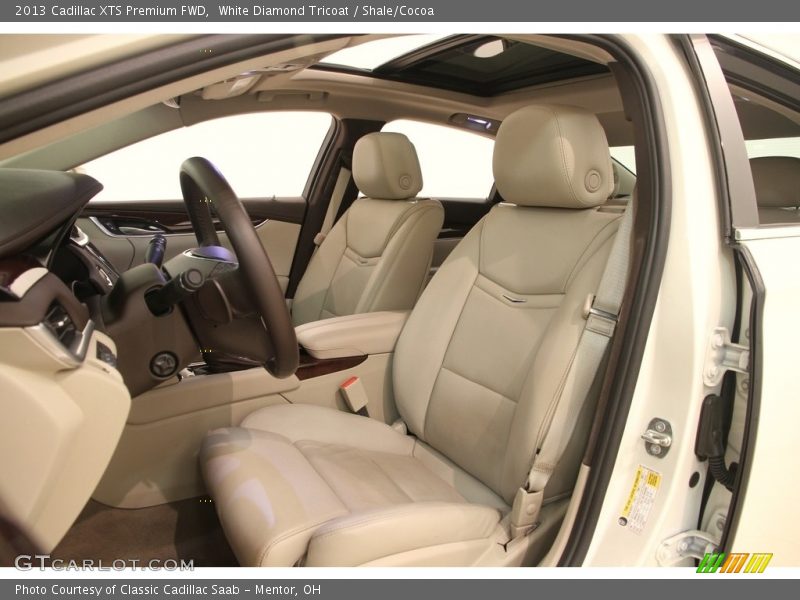 White Diamond Tricoat / Shale/Cocoa 2013 Cadillac XTS Premium FWD