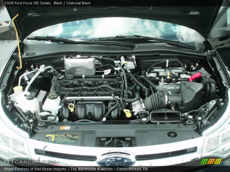 Black / Charcoal Black 2008 Ford Focus SES Sedan