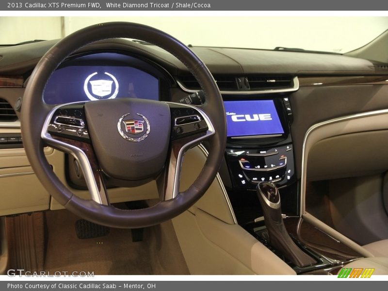 White Diamond Tricoat / Shale/Cocoa 2013 Cadillac XTS Premium FWD