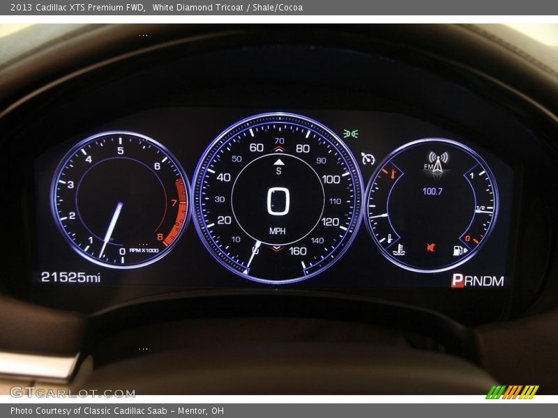 White Diamond Tricoat / Shale/Cocoa 2013 Cadillac XTS Premium FWD