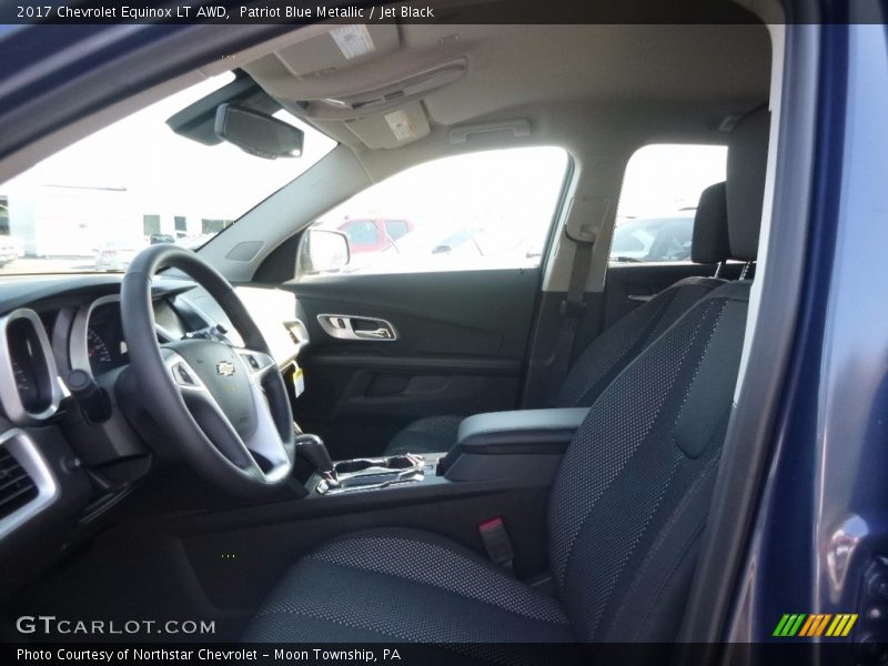 Patriot Blue Metallic / Jet Black 2017 Chevrolet Equinox LT AWD