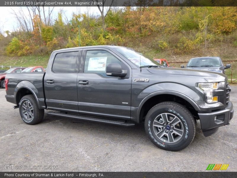 Magnetic / Black 2016 Ford F150 Lariat SuperCrew 4x4