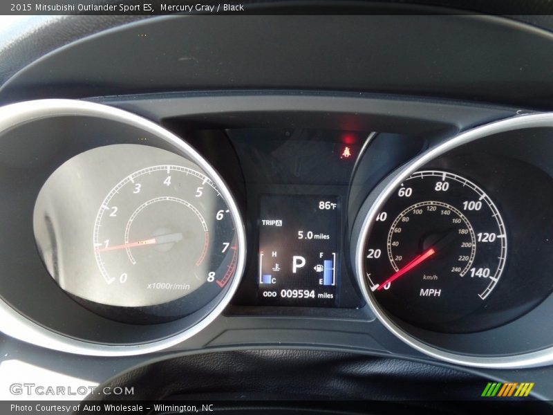 Mercury Gray / Black 2015 Mitsubishi Outlander Sport ES