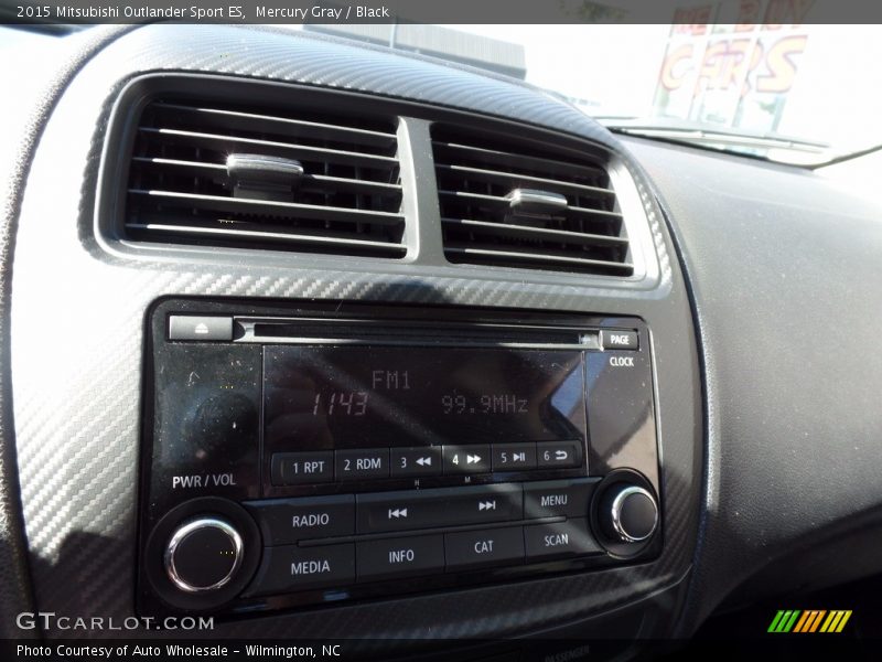 Mercury Gray / Black 2015 Mitsubishi Outlander Sport ES