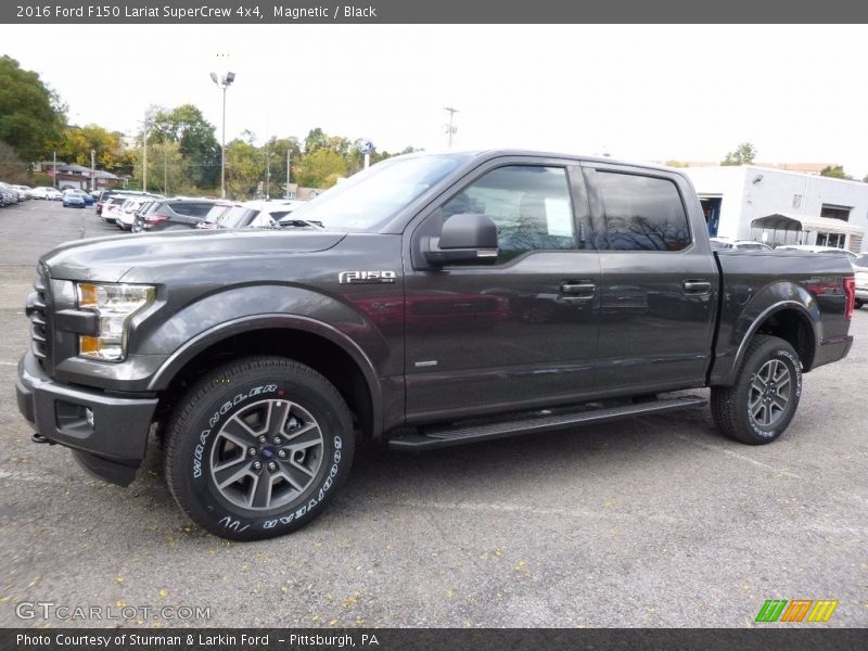 Magnetic / Black 2016 Ford F150 Lariat SuperCrew 4x4