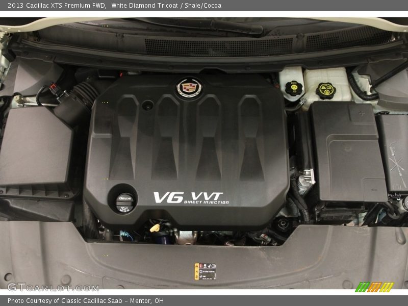 White Diamond Tricoat / Shale/Cocoa 2013 Cadillac XTS Premium FWD