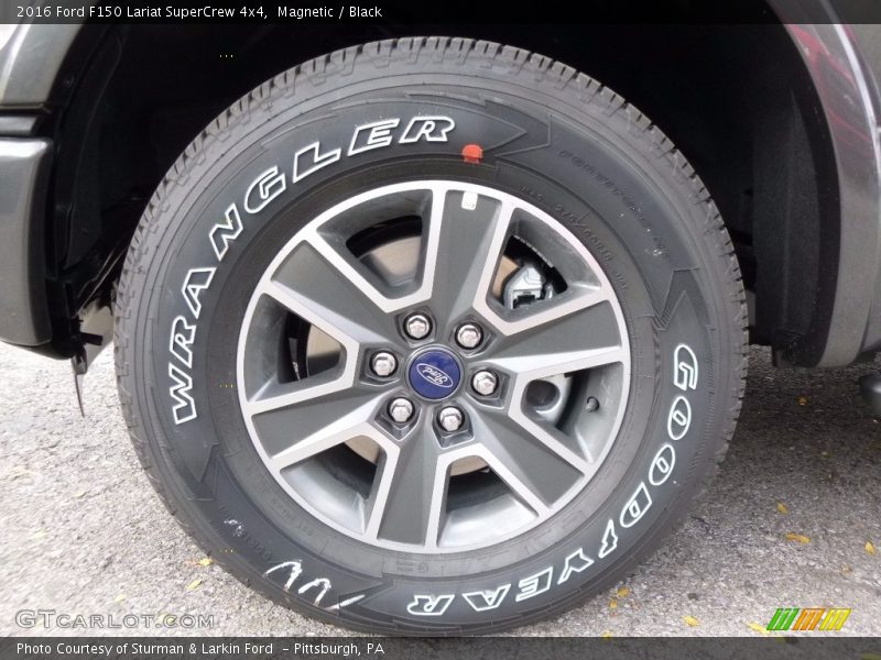 Magnetic / Black 2016 Ford F150 Lariat SuperCrew 4x4