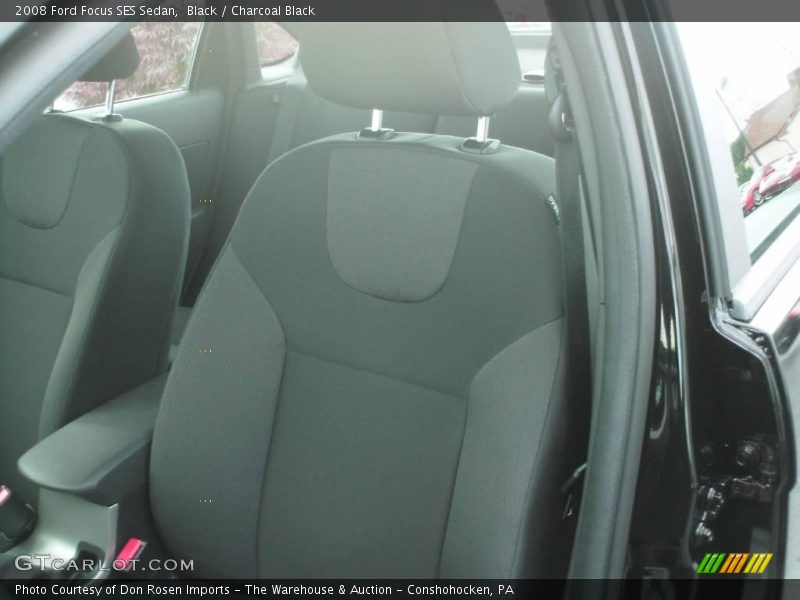 Black / Charcoal Black 2008 Ford Focus SES Sedan