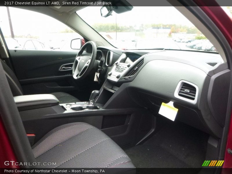 Siren Red Tintcoat / Jet Black 2017 Chevrolet Equinox LT AWD