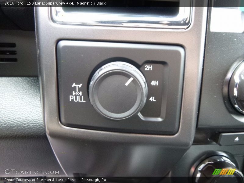 Magnetic / Black 2016 Ford F150 Lariat SuperCrew 4x4