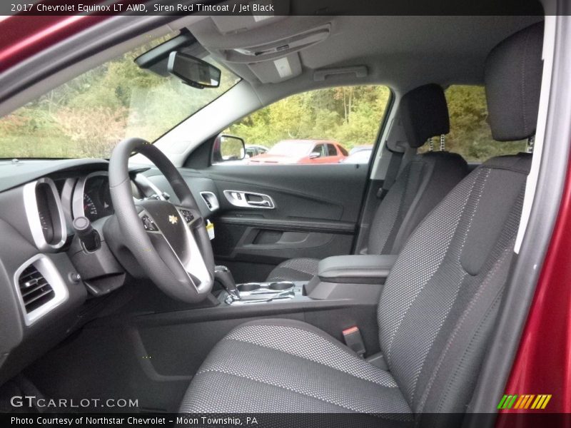 Siren Red Tintcoat / Jet Black 2017 Chevrolet Equinox LT AWD