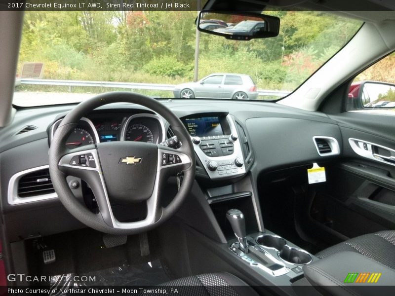 Siren Red Tintcoat / Jet Black 2017 Chevrolet Equinox LT AWD