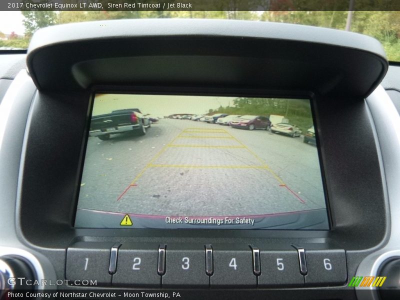 Siren Red Tintcoat / Jet Black 2017 Chevrolet Equinox LT AWD