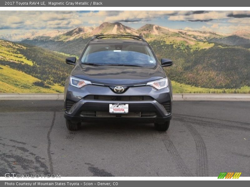 Magnetic Gray Metallic / Black 2017 Toyota RAV4 LE