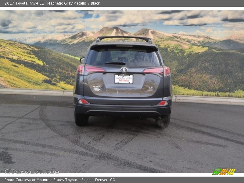 Magnetic Gray Metallic / Black 2017 Toyota RAV4 LE