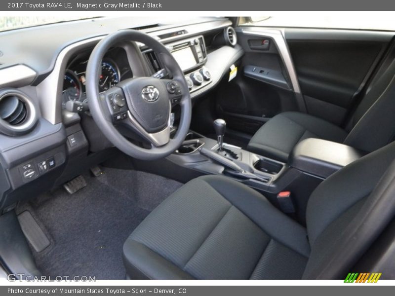 Magnetic Gray Metallic / Black 2017 Toyota RAV4 LE