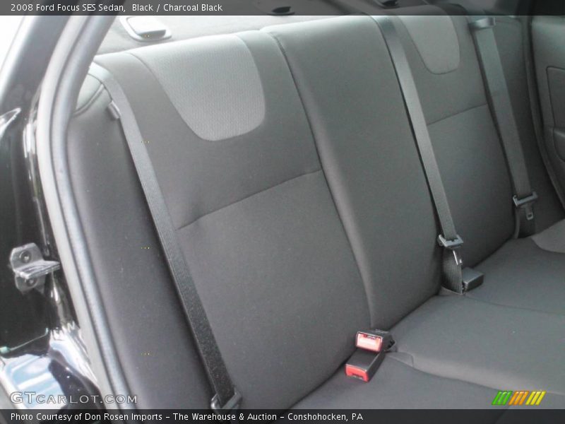 Black / Charcoal Black 2008 Ford Focus SES Sedan