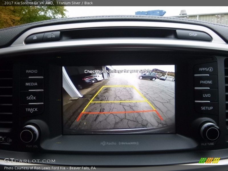 Navigation of 2017 Sorento EX V6 AWD