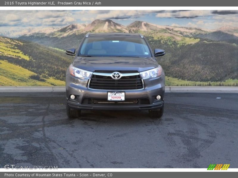 Predawn Gray Mica / Ash 2016 Toyota Highlander XLE