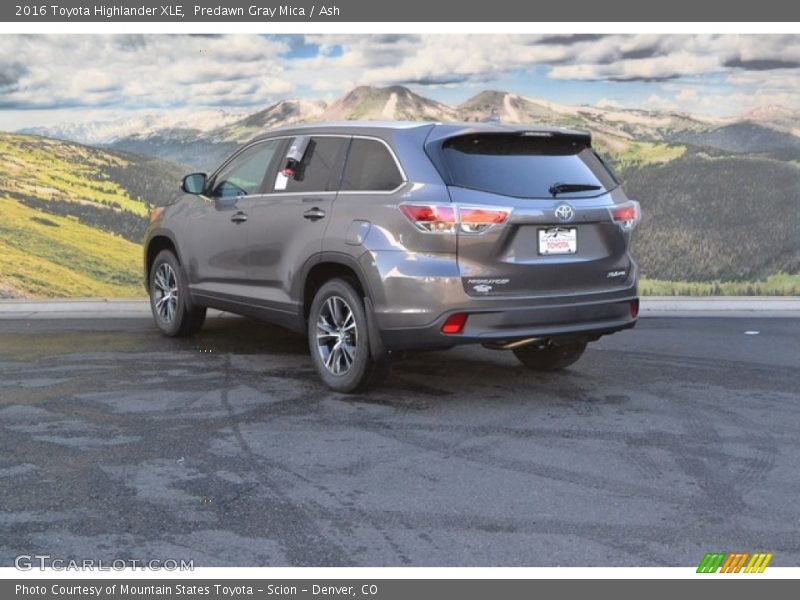 Predawn Gray Mica / Ash 2016 Toyota Highlander XLE