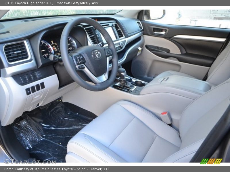 Predawn Gray Mica / Ash 2016 Toyota Highlander XLE