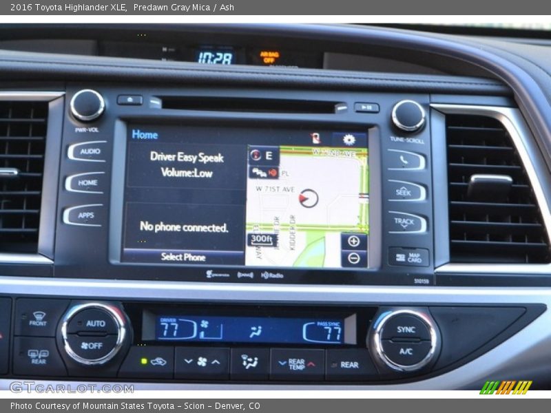 Predawn Gray Mica / Ash 2016 Toyota Highlander XLE