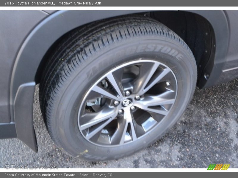 Predawn Gray Mica / Ash 2016 Toyota Highlander XLE