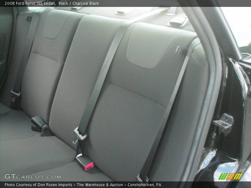 Black / Charcoal Black 2008 Ford Focus SES Sedan