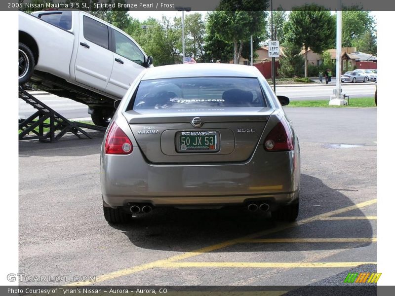 Spirited Bronze Pearl / Frost 2005 Nissan Maxima 3.5 SL