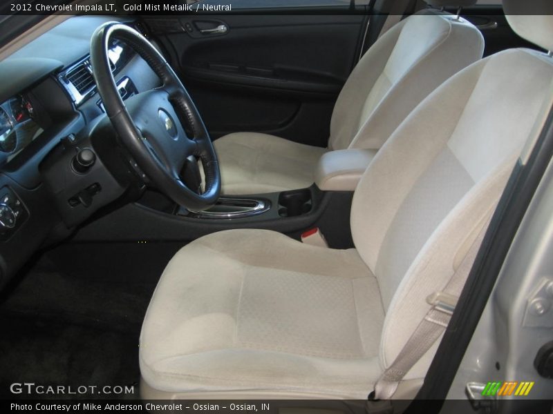 Gold Mist Metallic / Neutral 2012 Chevrolet Impala LT