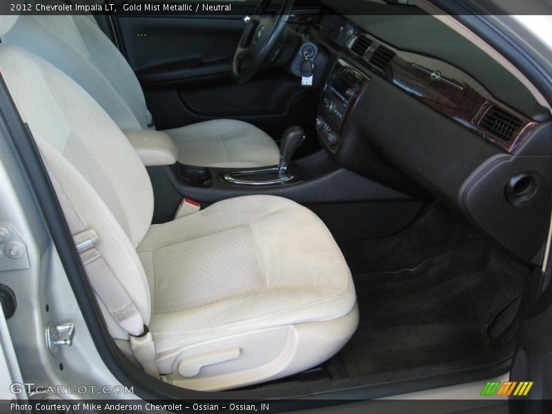 Gold Mist Metallic / Neutral 2012 Chevrolet Impala LT