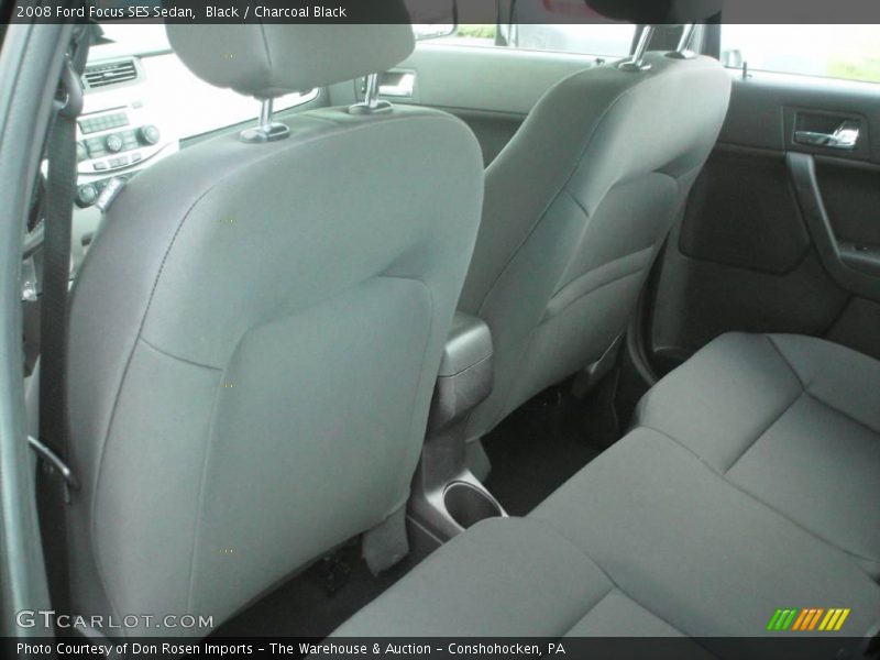 Black / Charcoal Black 2008 Ford Focus SES Sedan