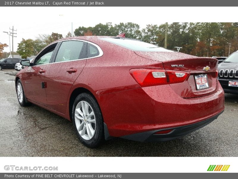 Cajun Red Tintcoat / Jet Black 2017 Chevrolet Malibu LT