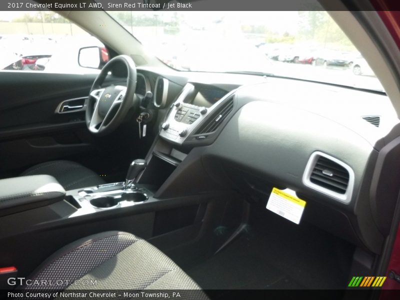 Siren Red Tintcoat / Jet Black 2017 Chevrolet Equinox LT AWD