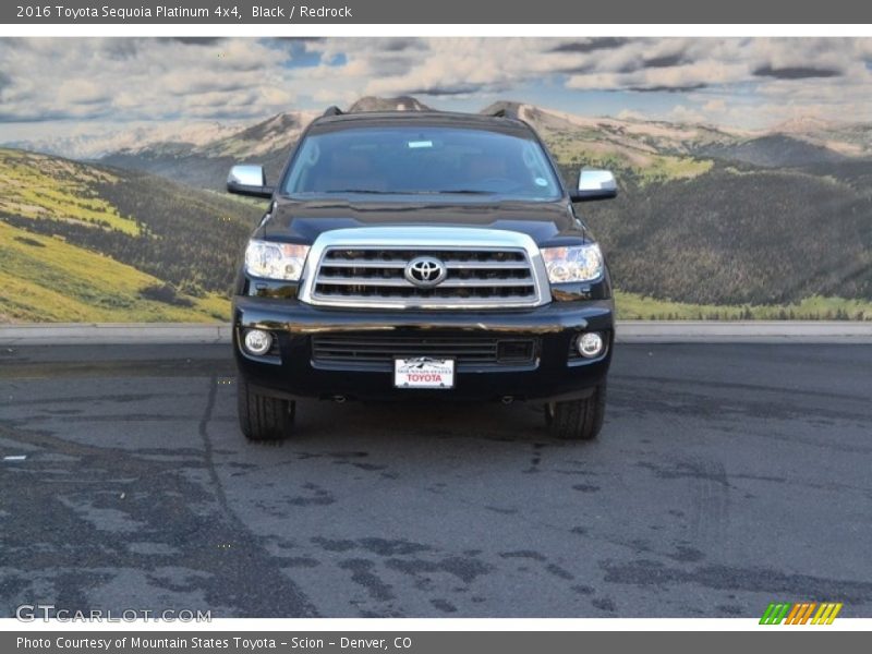 Black / Redrock 2016 Toyota Sequoia Platinum 4x4
