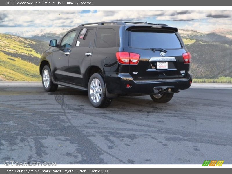 Black / Redrock 2016 Toyota Sequoia Platinum 4x4