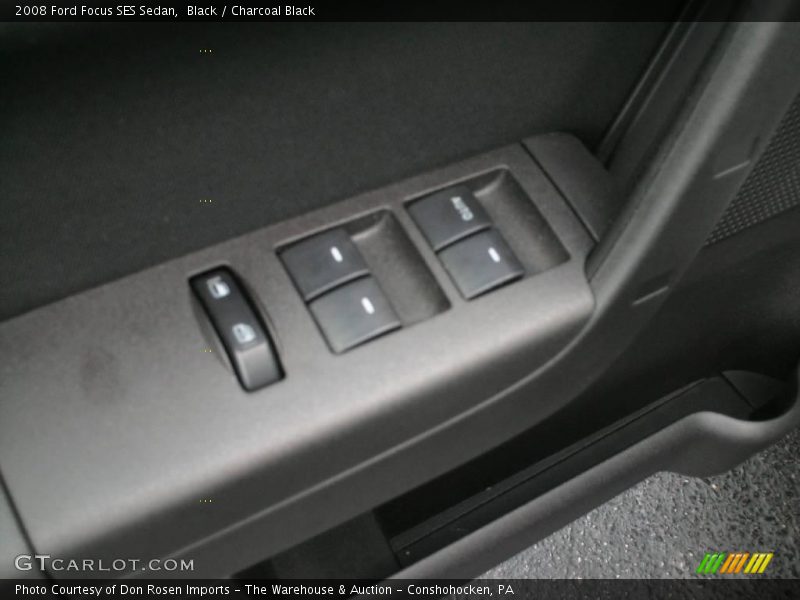 Black / Charcoal Black 2008 Ford Focus SES Sedan