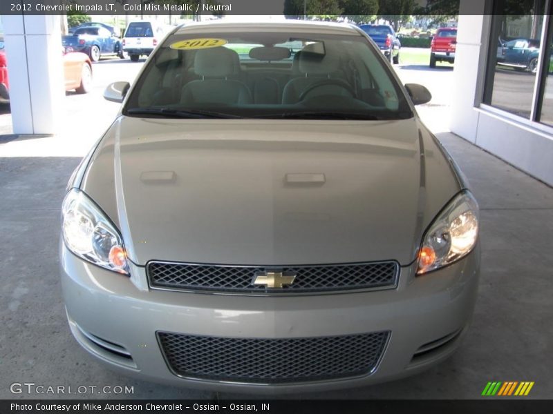 Gold Mist Metallic / Neutral 2012 Chevrolet Impala LT