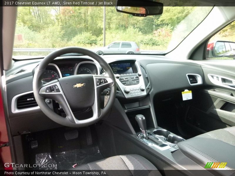 Siren Red Tintcoat / Jet Black 2017 Chevrolet Equinox LT AWD