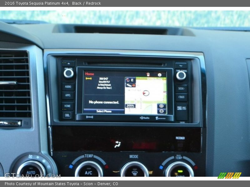 Black / Redrock 2016 Toyota Sequoia Platinum 4x4