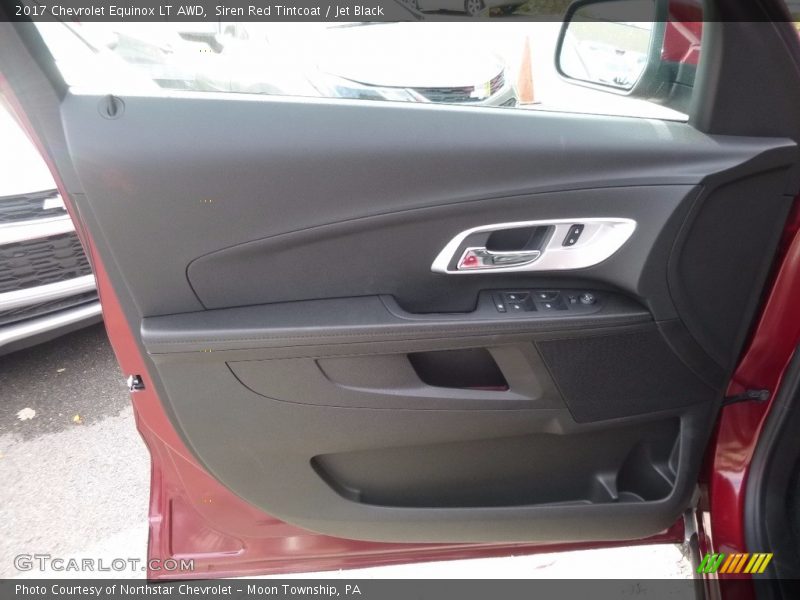 Siren Red Tintcoat / Jet Black 2017 Chevrolet Equinox LT AWD