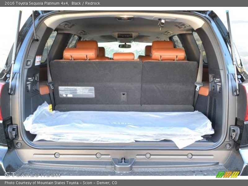 Black / Redrock 2016 Toyota Sequoia Platinum 4x4