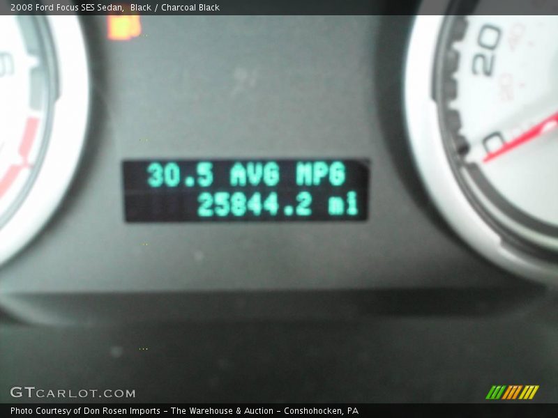 Black / Charcoal Black 2008 Ford Focus SES Sedan